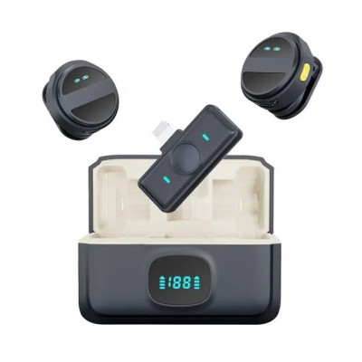 SX21 8 Pin Port 2.4G Noise Reduction Lavalier Wireless Microphone